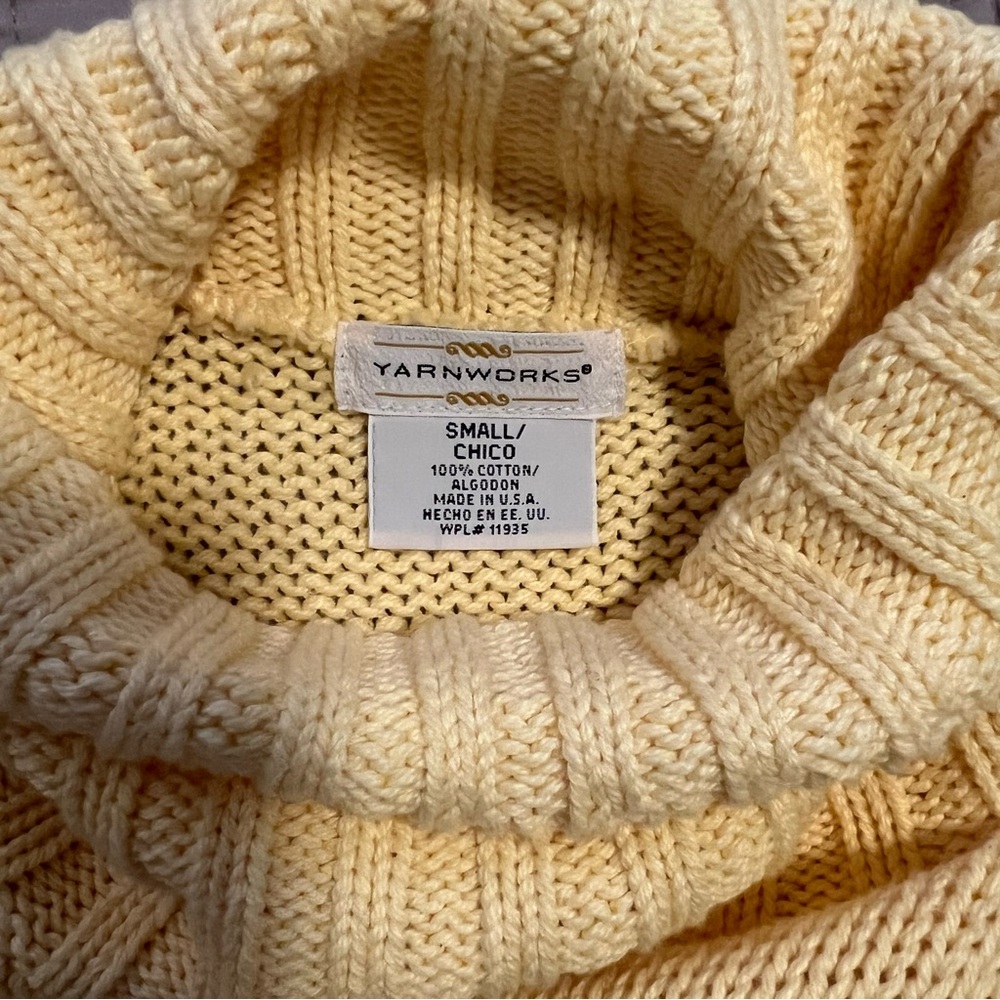 Yarnworks Sunny Yellow Sweater - Picture 2 of 3